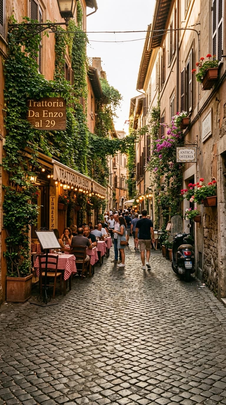 Italian alleyway navigation